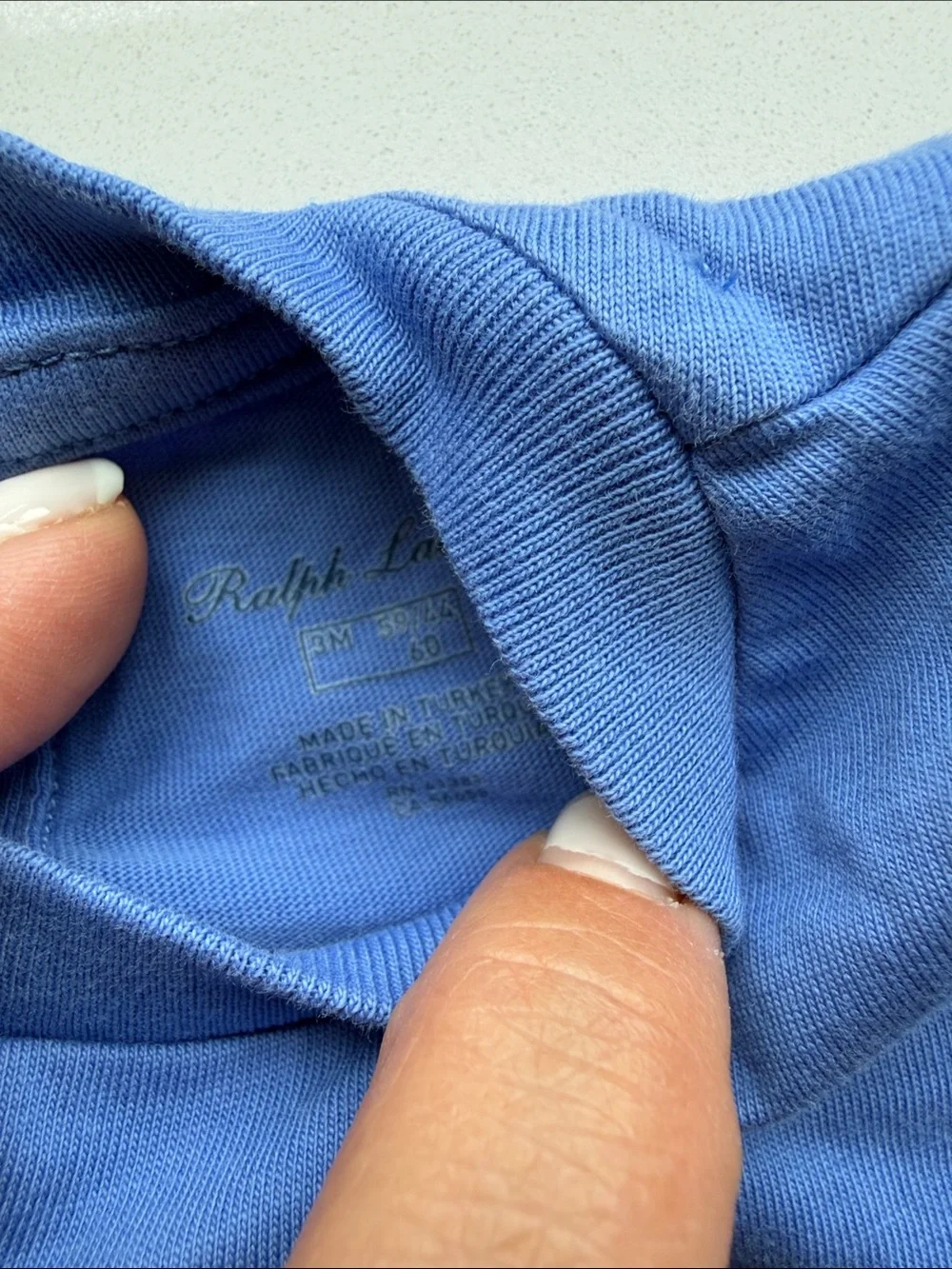 Ralph Lauren Baby Navy Tee and Shorts Set with Colorful POLO Logo